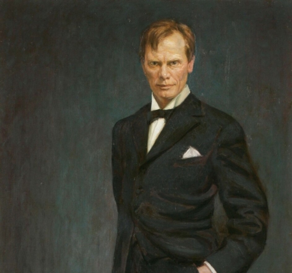 Former Governor William Sulzer's portrait hangs in the Hall of Governors at the State Capitol. He was impeached in 1913. 